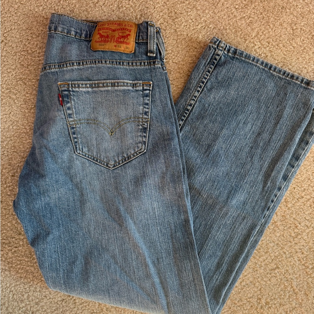 Levi's Men's Light Blue Bootcut Jeans
